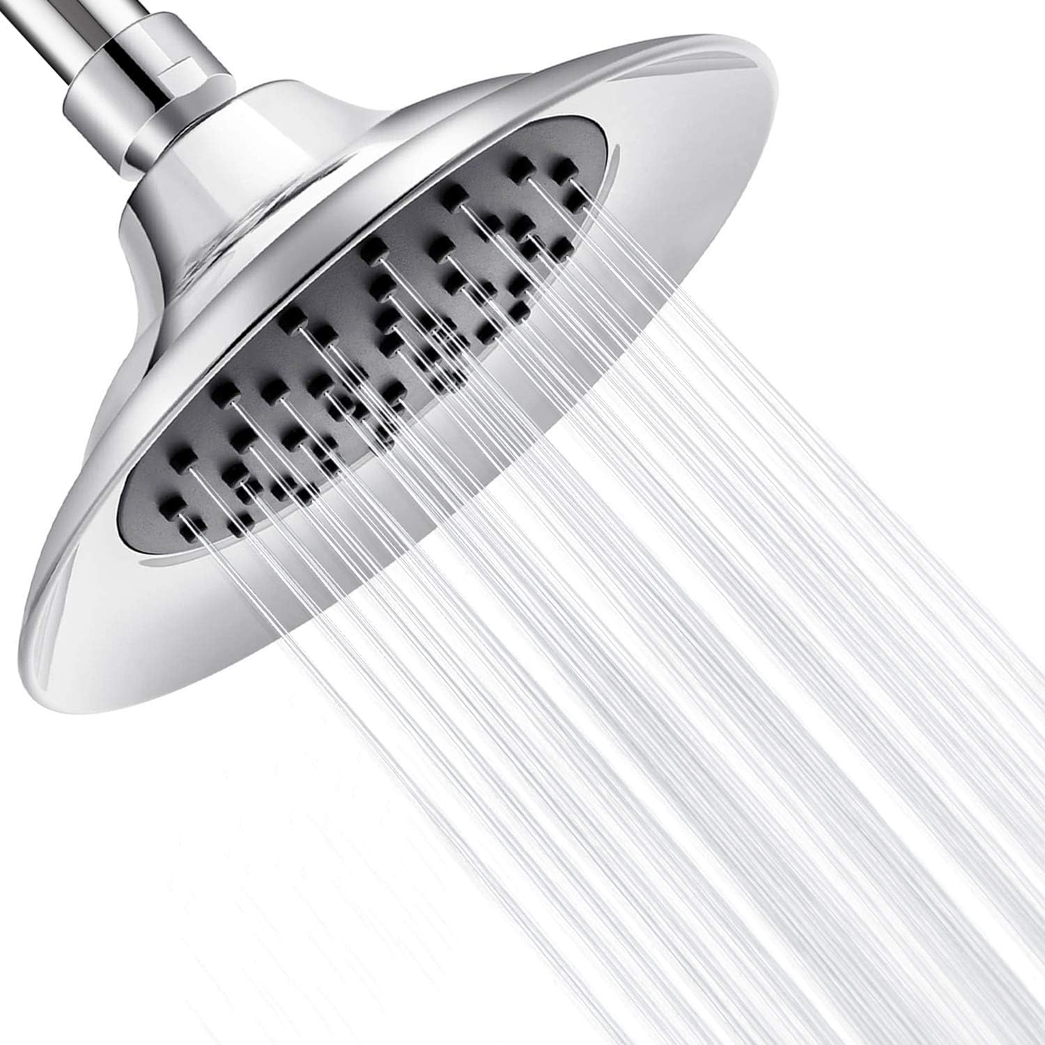 Couradric Fixed Rainfall Shower Head Wall Mounted,High Pressure Water