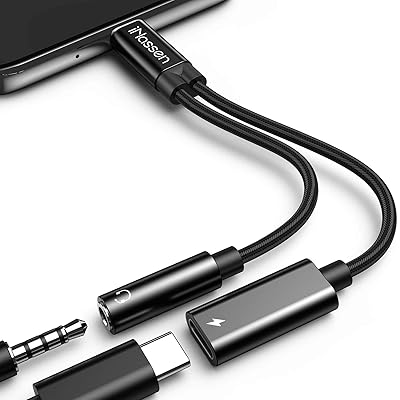USB C to Headphone Jack Adapter with Charging Kuwait