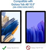 JETech Screen Protector for Samsung Galaxy Tab A8 10.5 2021 2-Pack 9H Glass view 2