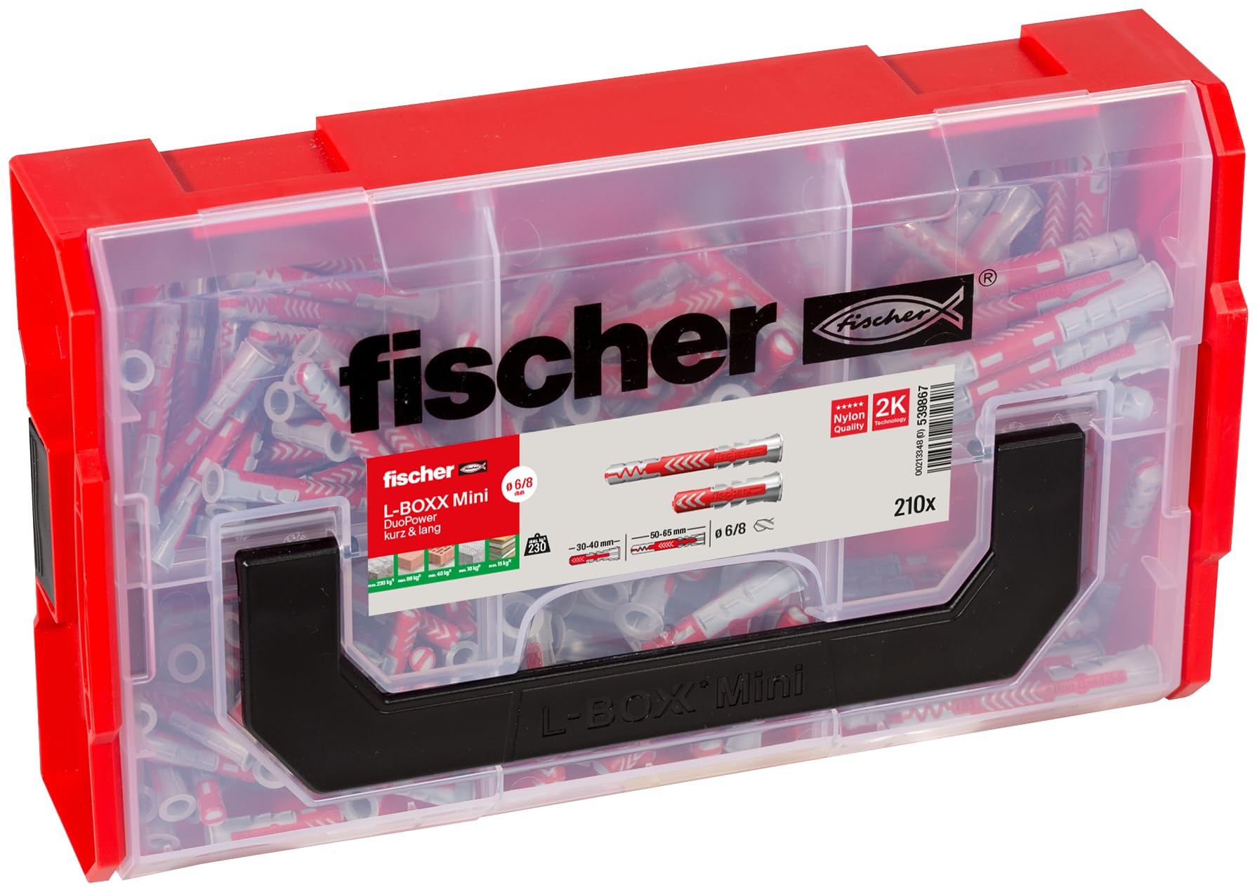 Fischer fixtainer, Wall Anchor Set, 539867