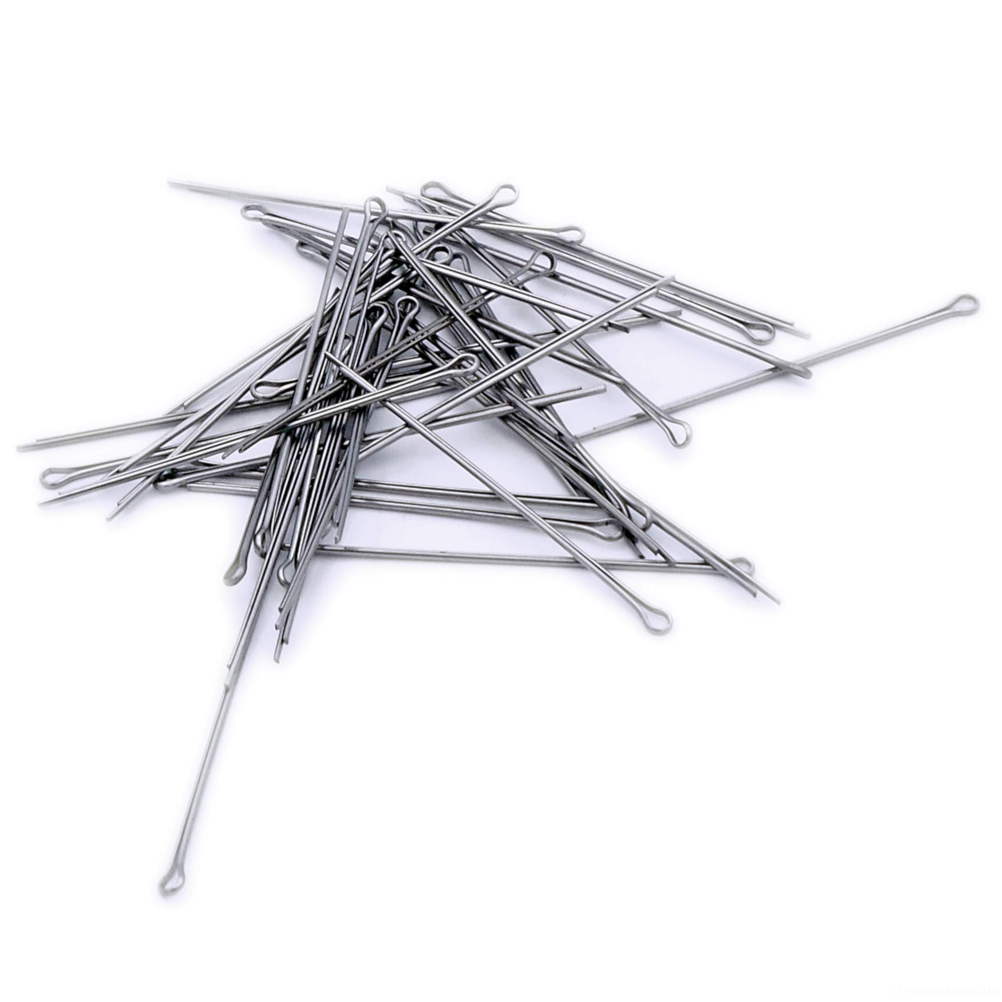 M1 (1mm x 28mm) Split Cotter Pin - Stainless Steel (A2) (Pack of 40)