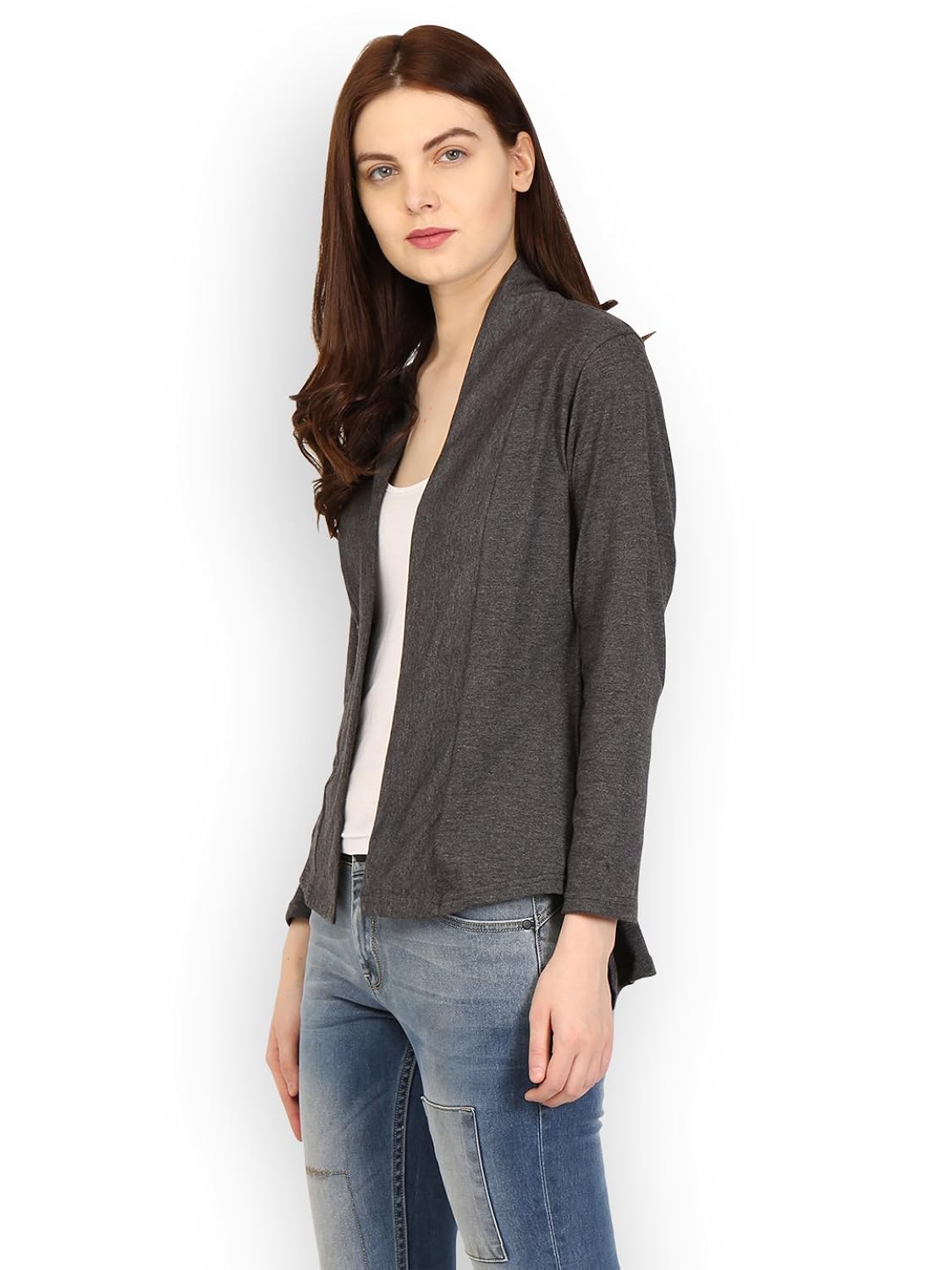ten on ten women's carbon cotton shrug