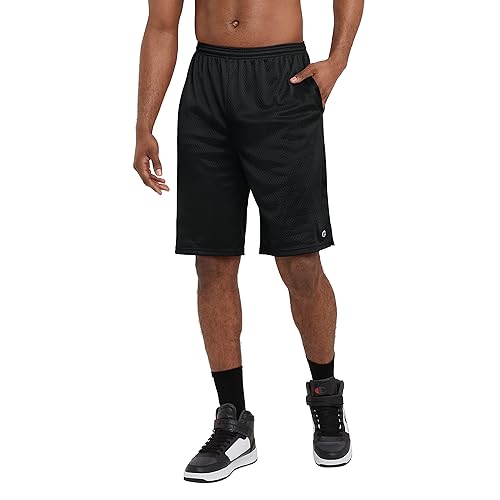 Champion Men's Shorts, Men's Mesh Gym Shorts, Lightweight Athletic