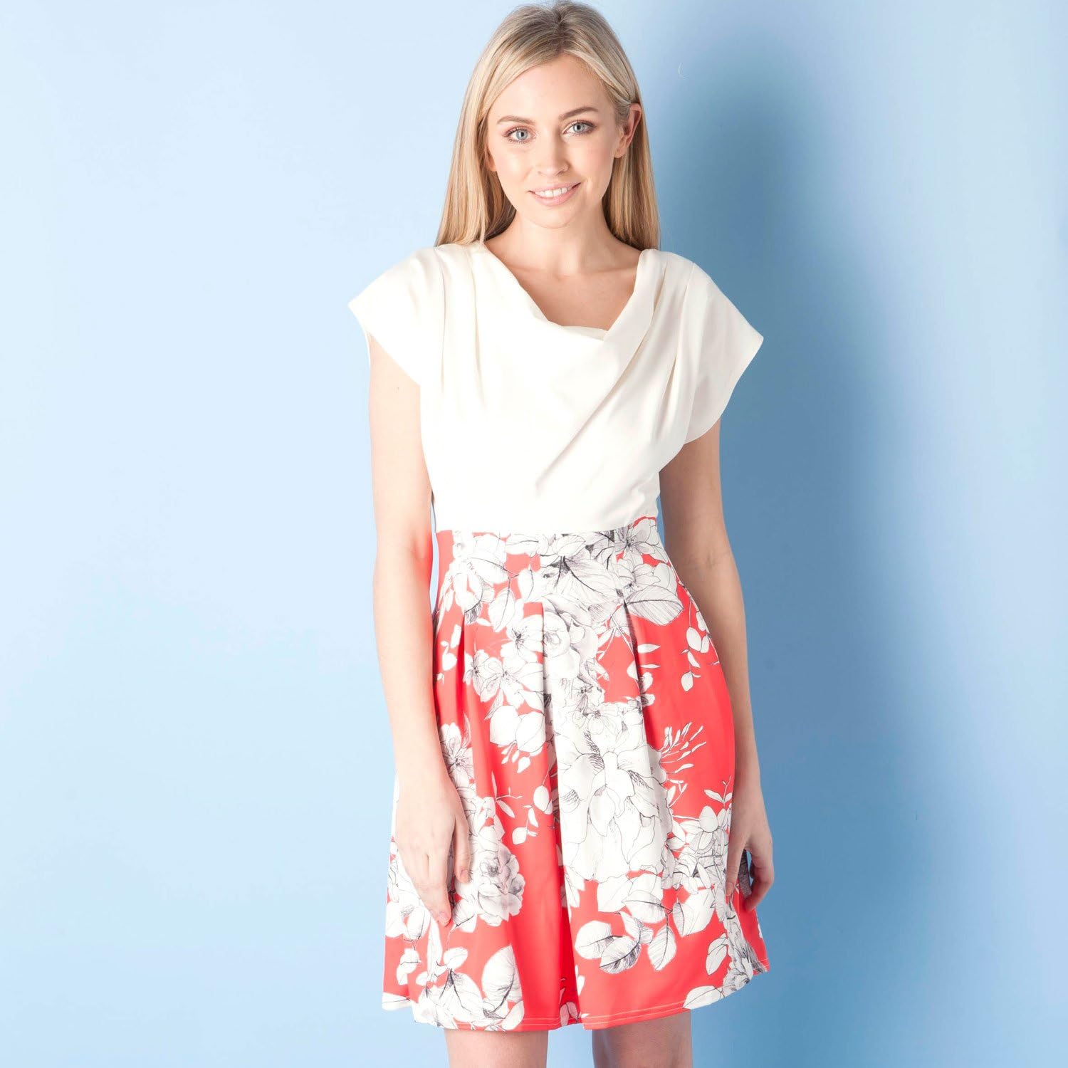 closet pleated skirt skater dress