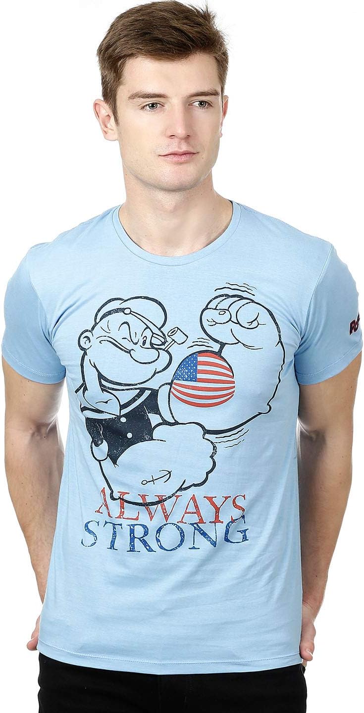 Free Authority Men's Printed Regular Fit T-Shirt