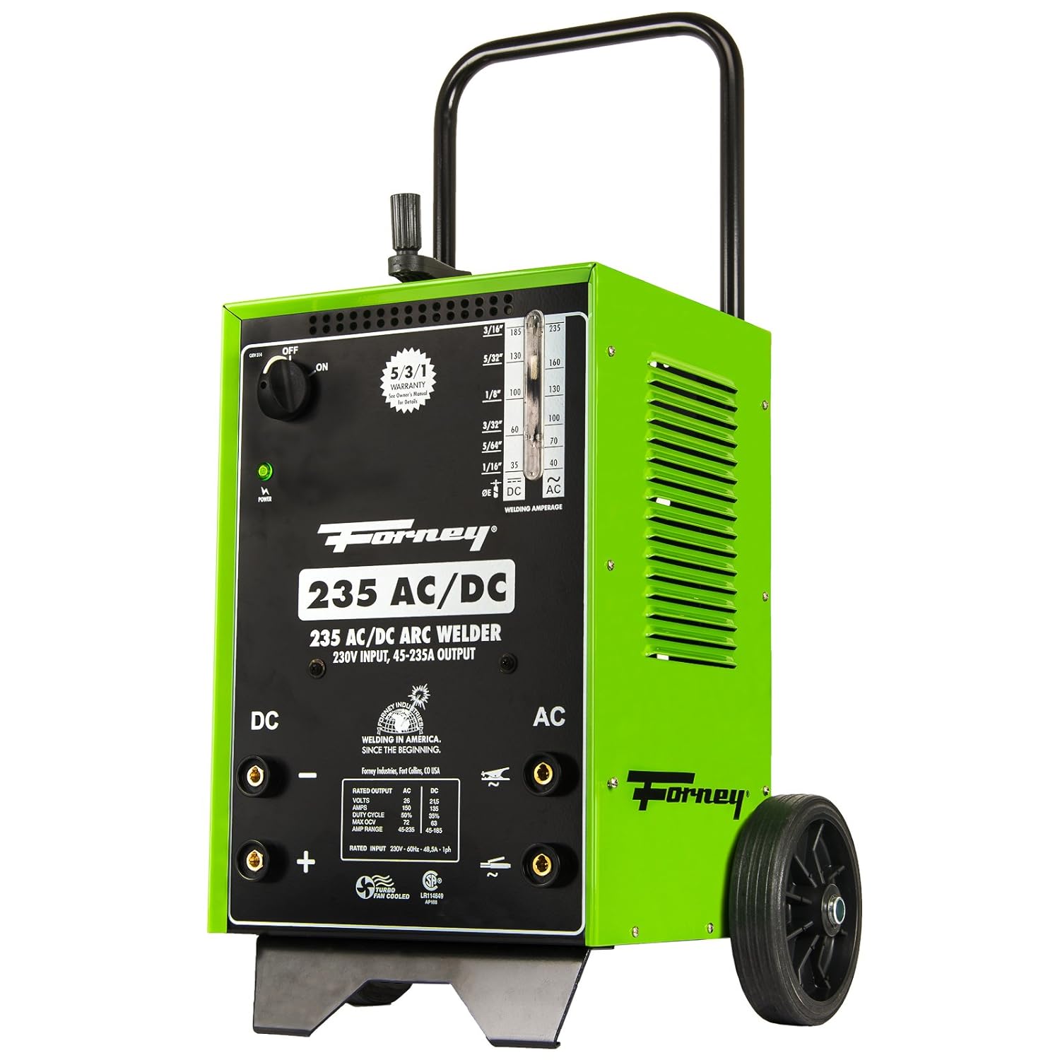 2. Forney Arc Welder 235FI AC DC, 230-Volt, 230-Amp