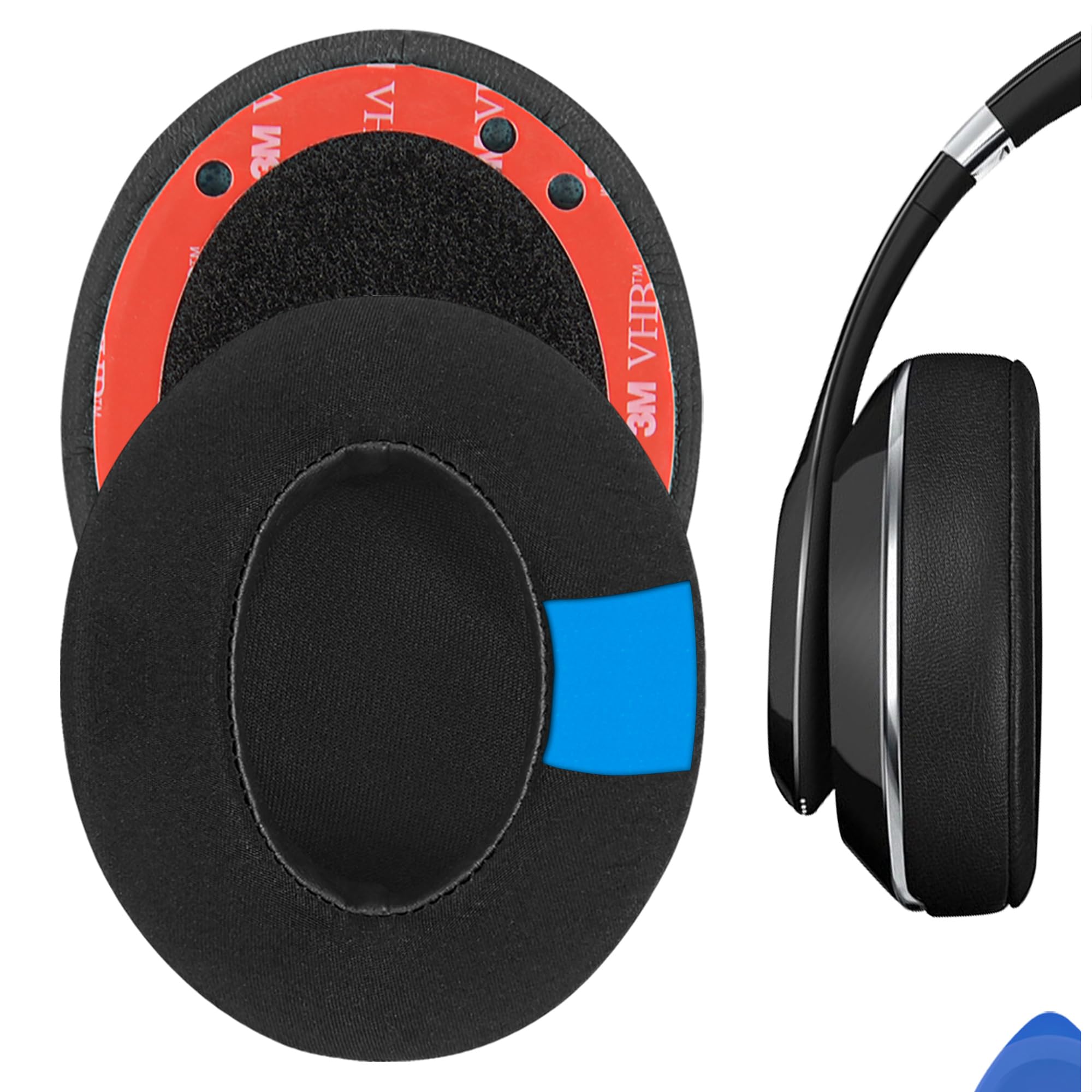 Geekria Sport Cooling Gel Replacement Ear Pads for Beats Studio 2 (B0501) Headphones Ear Cushions, Repair Parts (Black)