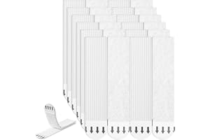 Oruola 24pairs Hang Pictures on Wall Without Nails, Damage Free Hanging Strips,Hang on Wall Without Nails for Poster Picture ,Removable Damage Free Picture Hanging Strips