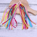 PLATT Kid's Bicycle Handlebar Streamers Colorful Ribbons Tassel 1Pair view 5