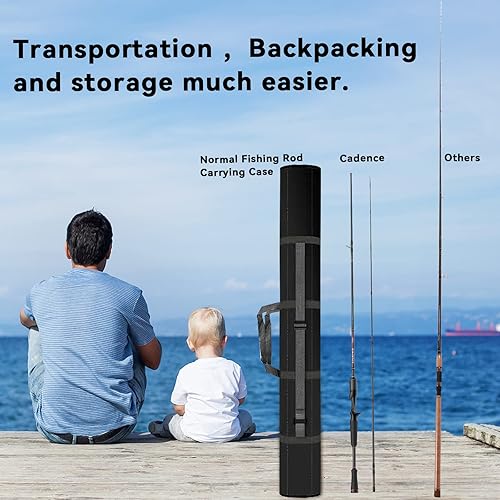 Cadence Vigor Baitcasting Rod 2-Piece Fishing Rods Ultralight