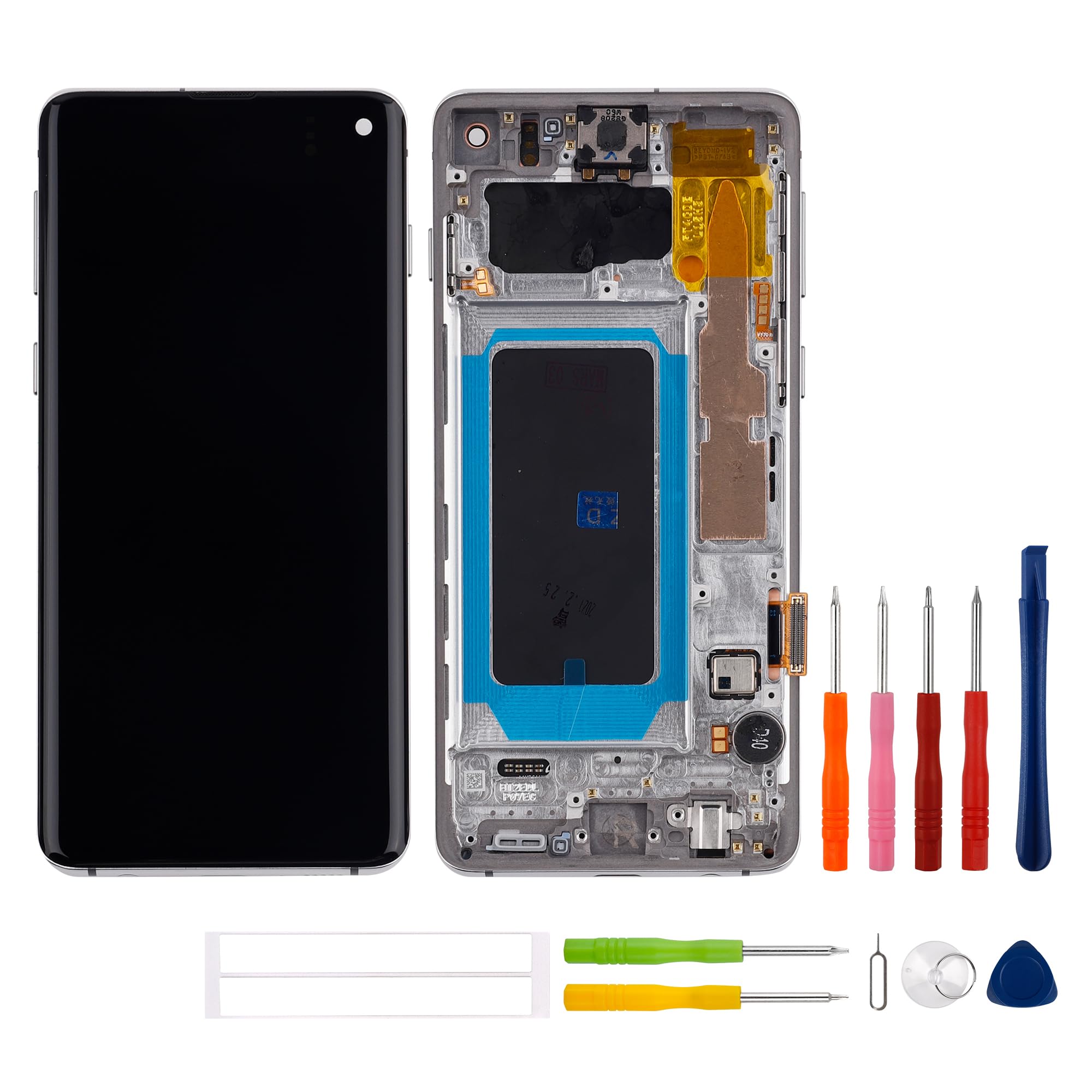 Photo 1 of [with Frame] SWARK New TFT LCD Display for Galaxy S10 G973 6.1" LCD Touch Screen Display with Upgraded Repair Tools Kit-NO Fingerprint Function