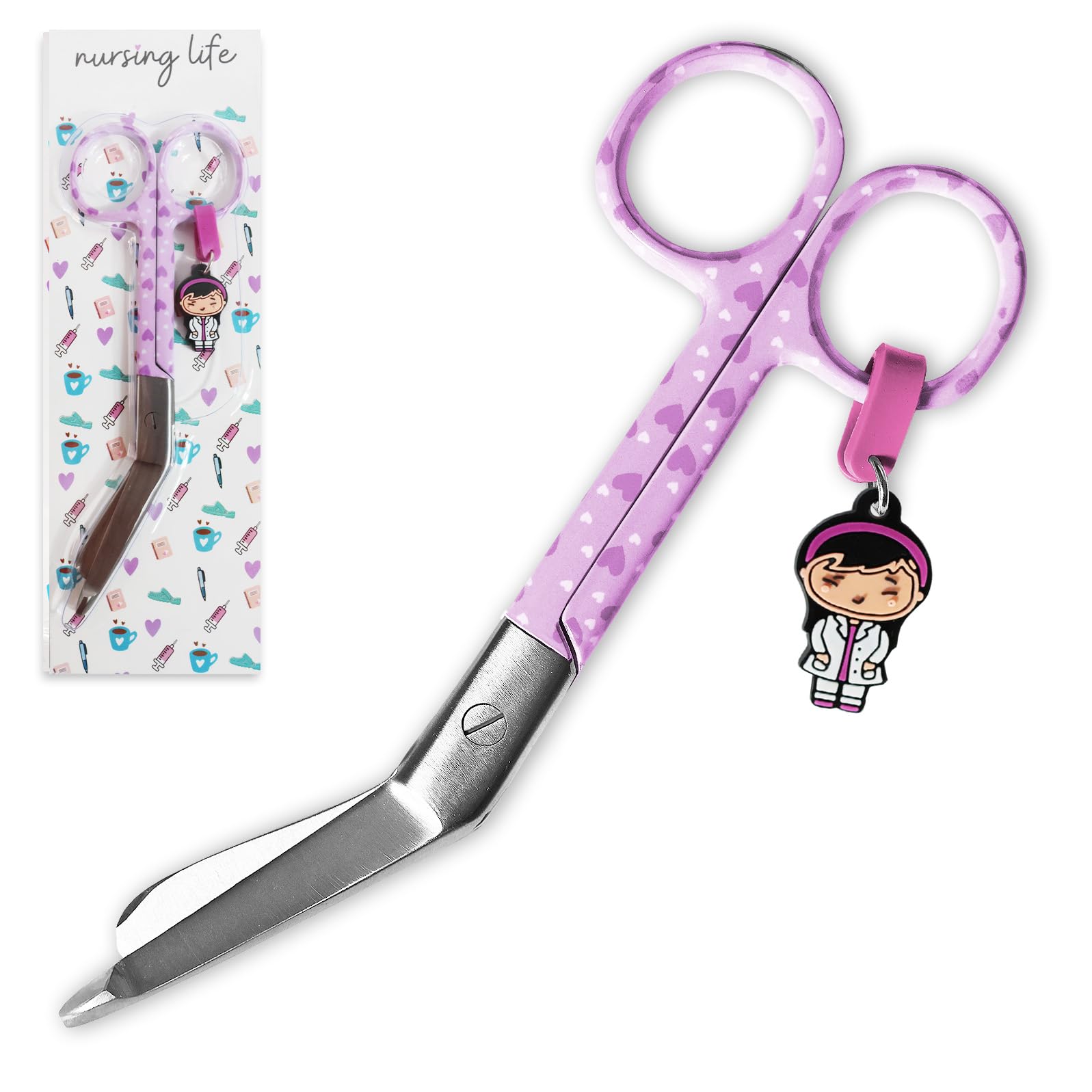 NURSING LIFE Scissors Scissors - Blind TIP - Stainless Steel - Design - DI