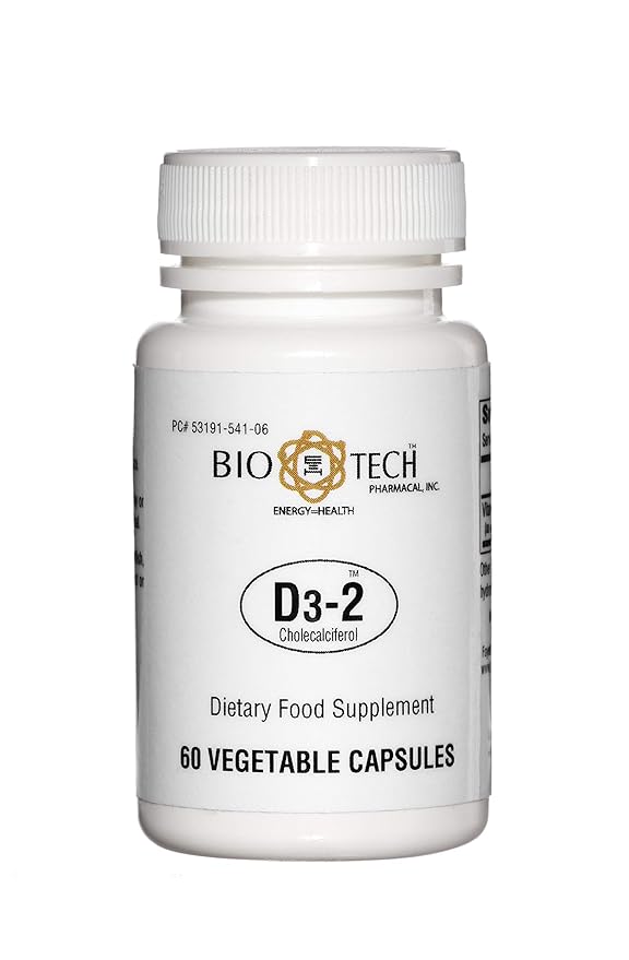 BioTech Vitamin D3 2000 IU (50 µg) Cholecalciferol, D32 Vegetable