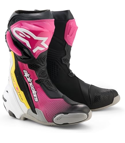 Amazon.com: Alpinestars Supertech R Vented Racing Motorcycle Boots