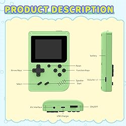 Retro Gaming Console, Portable Video Game Console