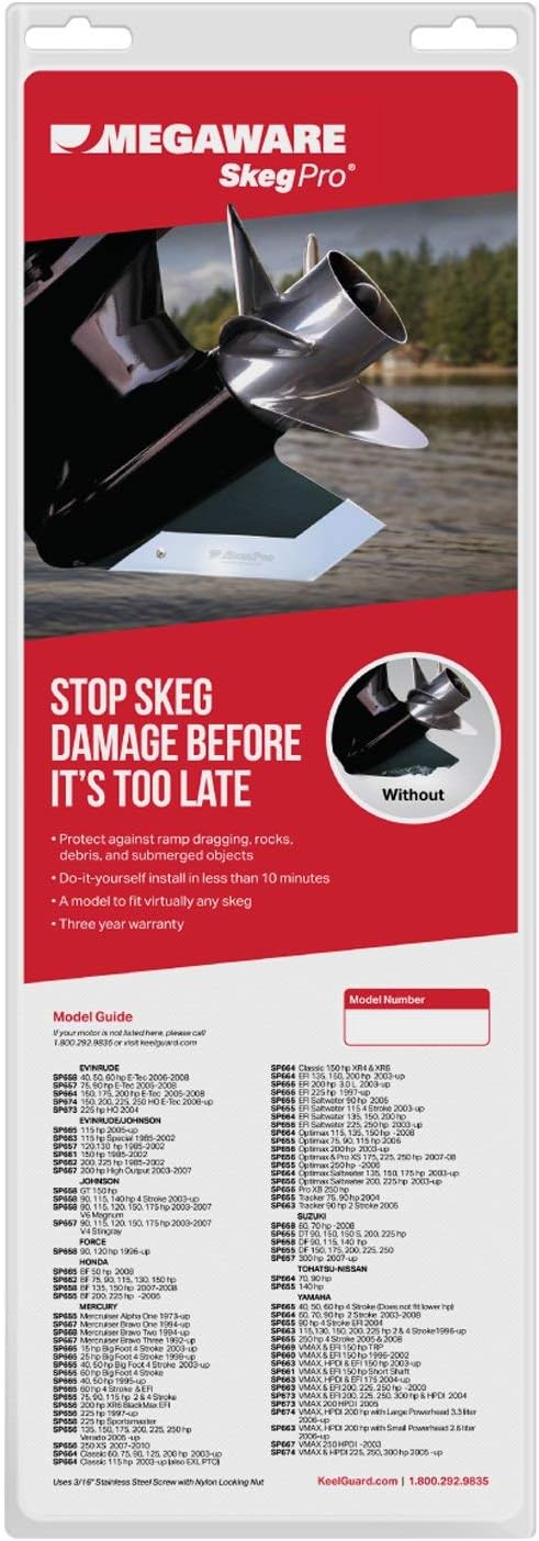 Megaware Sp662 Skegpro Skeg Protector