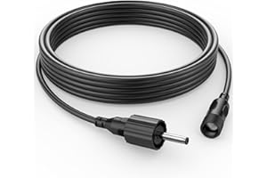 POPOSOAP 10 Feet Extension Cord for Solar Water Fountain Pump, Power Cord Extension for POPOSOAP Solar Water Pump Extension Cable