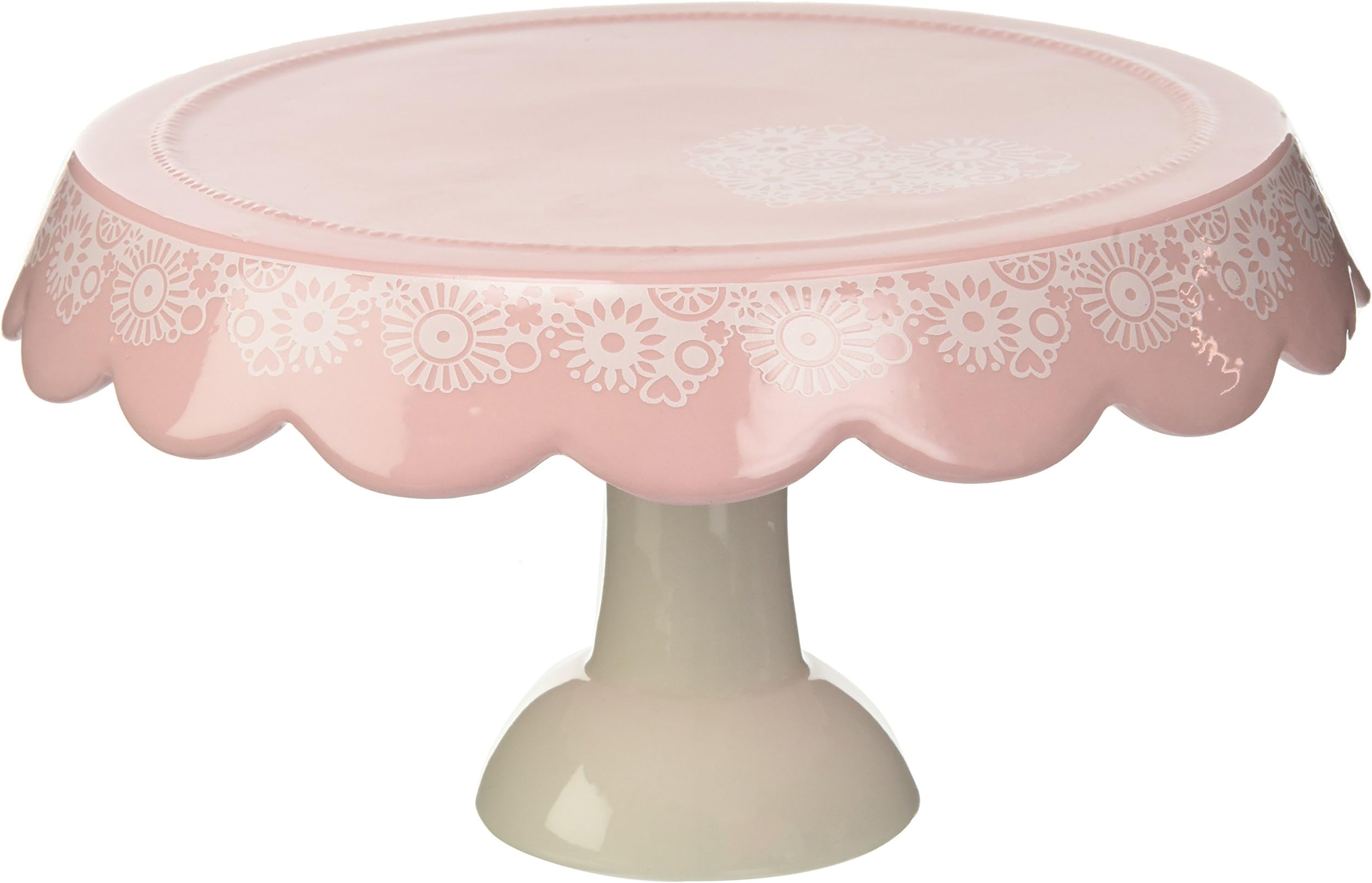 Paben Collection The Keys of the Heart Cake Stand, Porcelain, multi-coloured