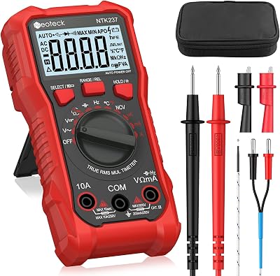 Neoteck 2000 Counts Digital Multimeter NCV LCD AC/DC Voltage Current