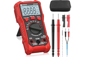 Neoteck 2000 Counts Digital Multimeter Voltmeter Tester with NCV, LCD for AC/DC Voltage&Current, Resistance, Capacitance, Liv