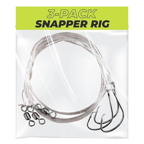 Curved Snapper Rack Rite Angler Snapper Rig Saltwater Fishing for Mangrove, Mutton, Queen ...