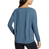 baleaf Women's Long Sleeve Workout Tops Active Running Shirts Loose Fit Quick Dry Athletic Soft