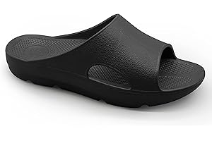 Pure Stride Therapeutic Slides, Orthotic Sandals for Plantar Fasciitis, Metatarsal and Heel Spurs, for Pain Relief and Arch Support of Feet