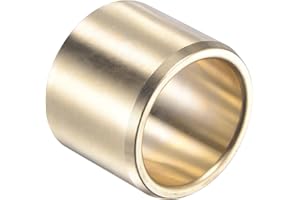 uxcell Sleeve Bearings 1" Bore 1-1/4" OD 1" Length Cast Brass Self-Lubricating Bushing