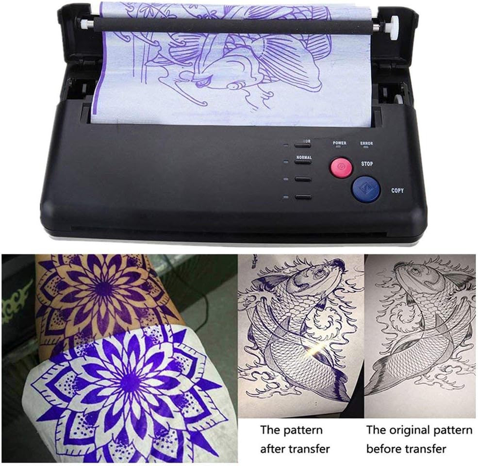 Tattoo Transfer Paper, Unihuby 30Pcs Tattoo Stencil Paper 4 Layers Tattoos Paper A4 Size Thermal Tracing Papers for Tattoos Supplies - Image 5