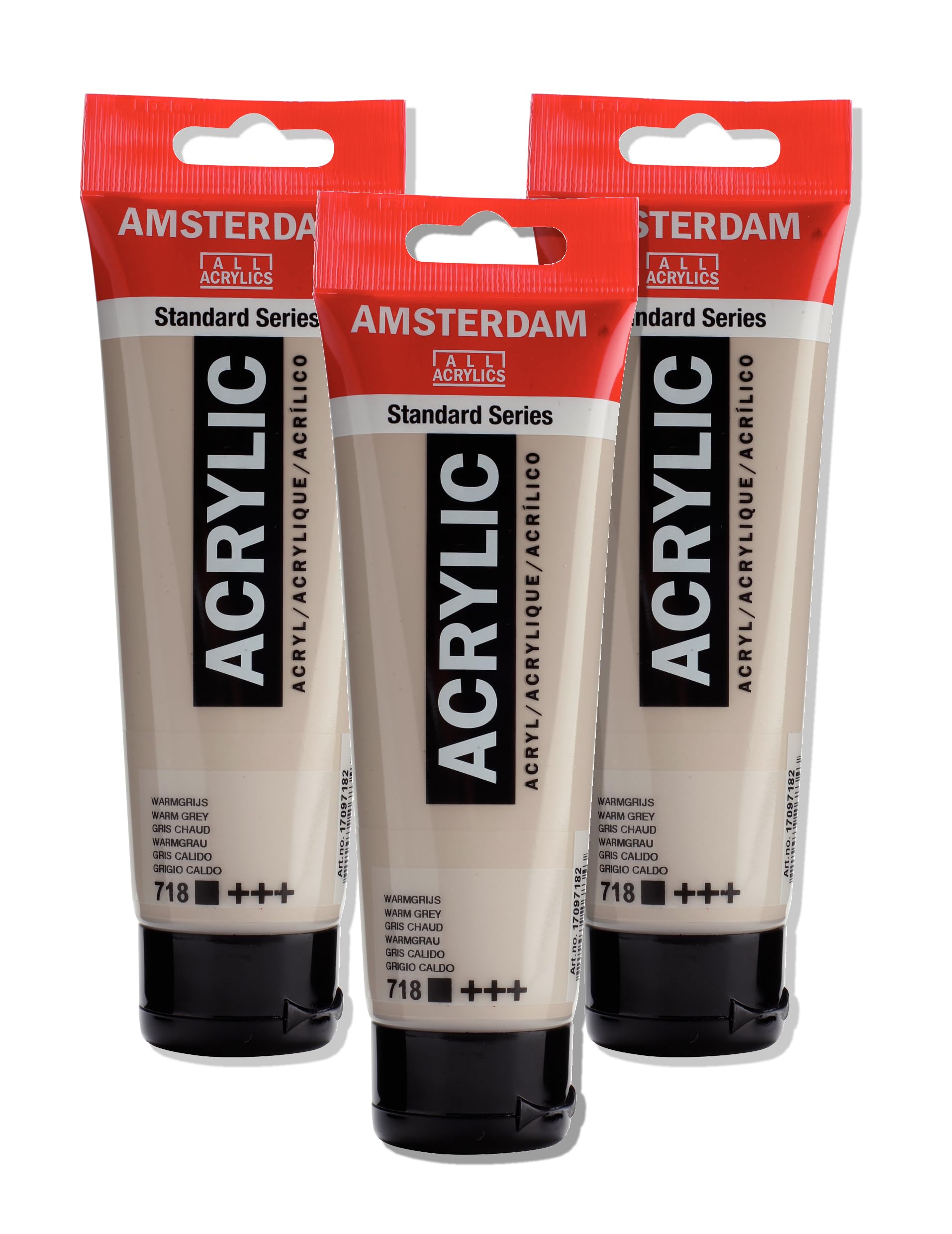 Amsterdam Standard Series Acrylic Tube 120 ml Warm Grey 718 (17097182)