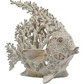 VVGIFTS Beach Coastal Coral Reef Angelfish Home Office Bathroom Decor Gift