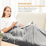 Mia&Coco Electric Heated Blanket Throw 180x130cm 10 Heat Levels 9-Hour Auto-Off view 7