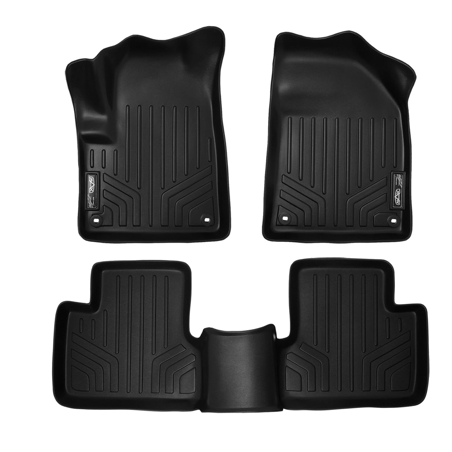 Smartliner Floor Mats 2 Row Liner Set Black For 2014 2019 Jeep