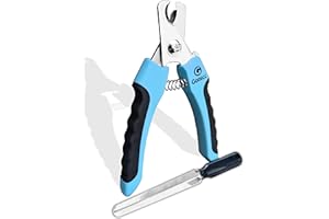 gonicc Professional Dog & Cat Pets Nail Clippers and Trimmers for Small Medium Breeds(NT-1003) - with Free Nail File, with Safety Guard to Avoid Over Cutting, Razor Sharp Blade.