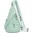 KL928 Nylon Sling Bag - Small Crossbody Backpack Shoulder Casual Daypack Multipurpose Rucksack for Men Women
