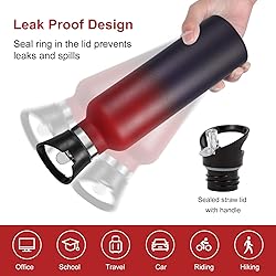 Neihepal 24oz Insulated Water Bottles Bulk 8