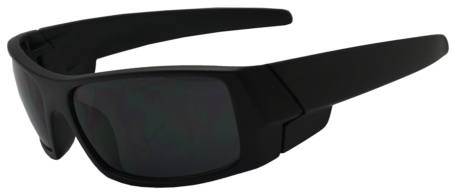 Men Limited Edition Super Dark Shades Wrap Around Motorcycle Biker