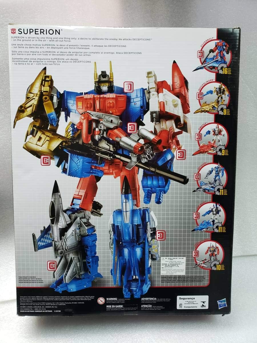 Amazon 新品トランスフォーマー G2 スペリオン Superion コンバイナーウォーズ シージ ユナイトウォリアーズ Transformers Combiner Wars Siege ロボット 子ども向けフィギュア ホビー