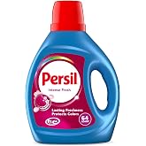 Persil Intense Fresh Liquid Laundry Detergent, 64 Loads, 84 Fl Oz | Deep Clean &amp; Care, Lasting Freshness, Helps Protect Colors, Ultra Concentrated Formula, HE Safe, All Water Temperatures