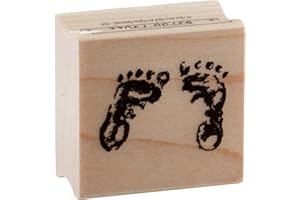 Hero Arts B1022 Wood Stamps, Baby Feet