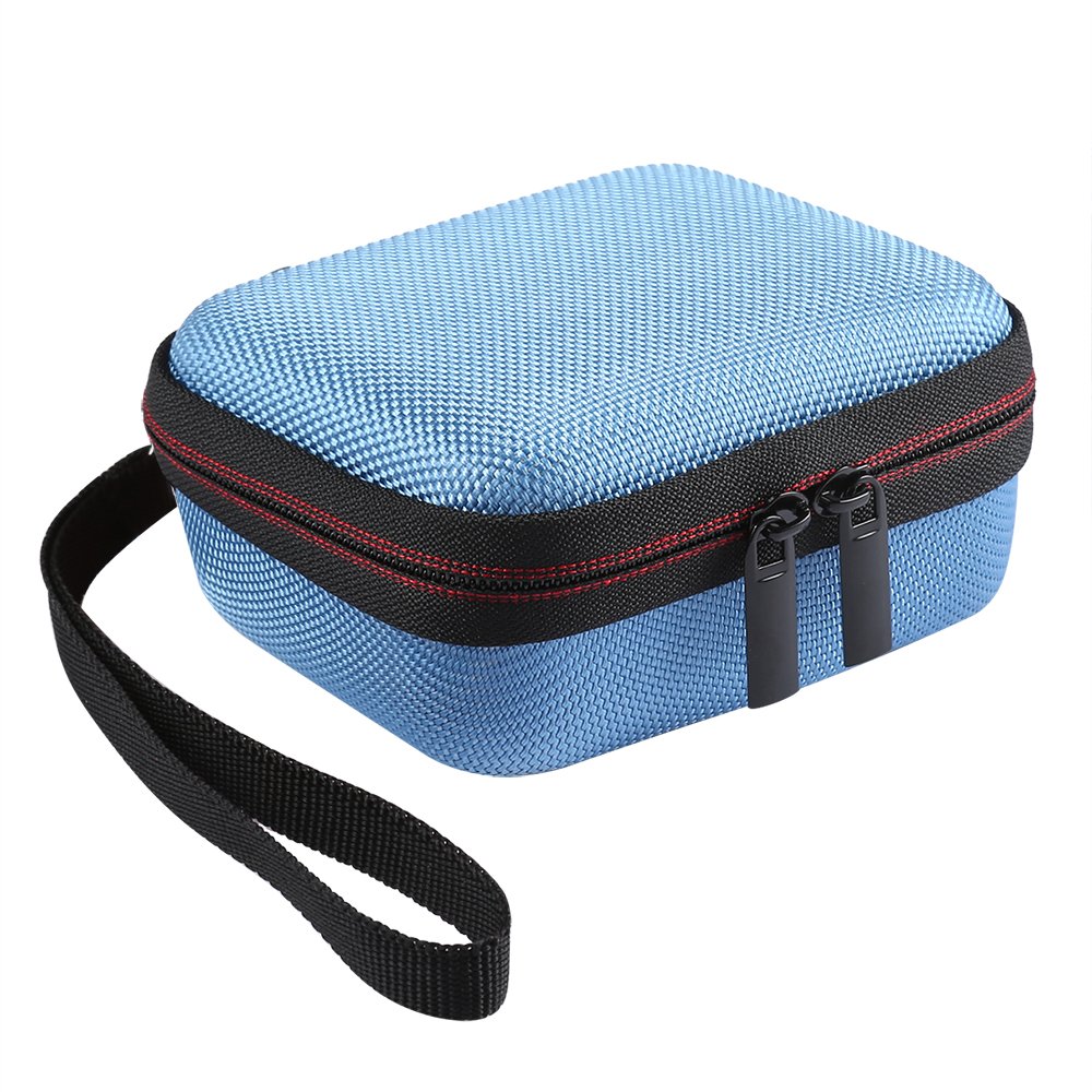 Poschell Case for JBL Go Portable Wireless Bluetooth Speaker Hard EVA Carry Bag Case Cover Fit Charger and Cables Blue