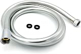 Xcel Home 1.5m WRAS Shower Hose Leak-Proof Pearl Silver PVC Anti-Kink Solid view 6