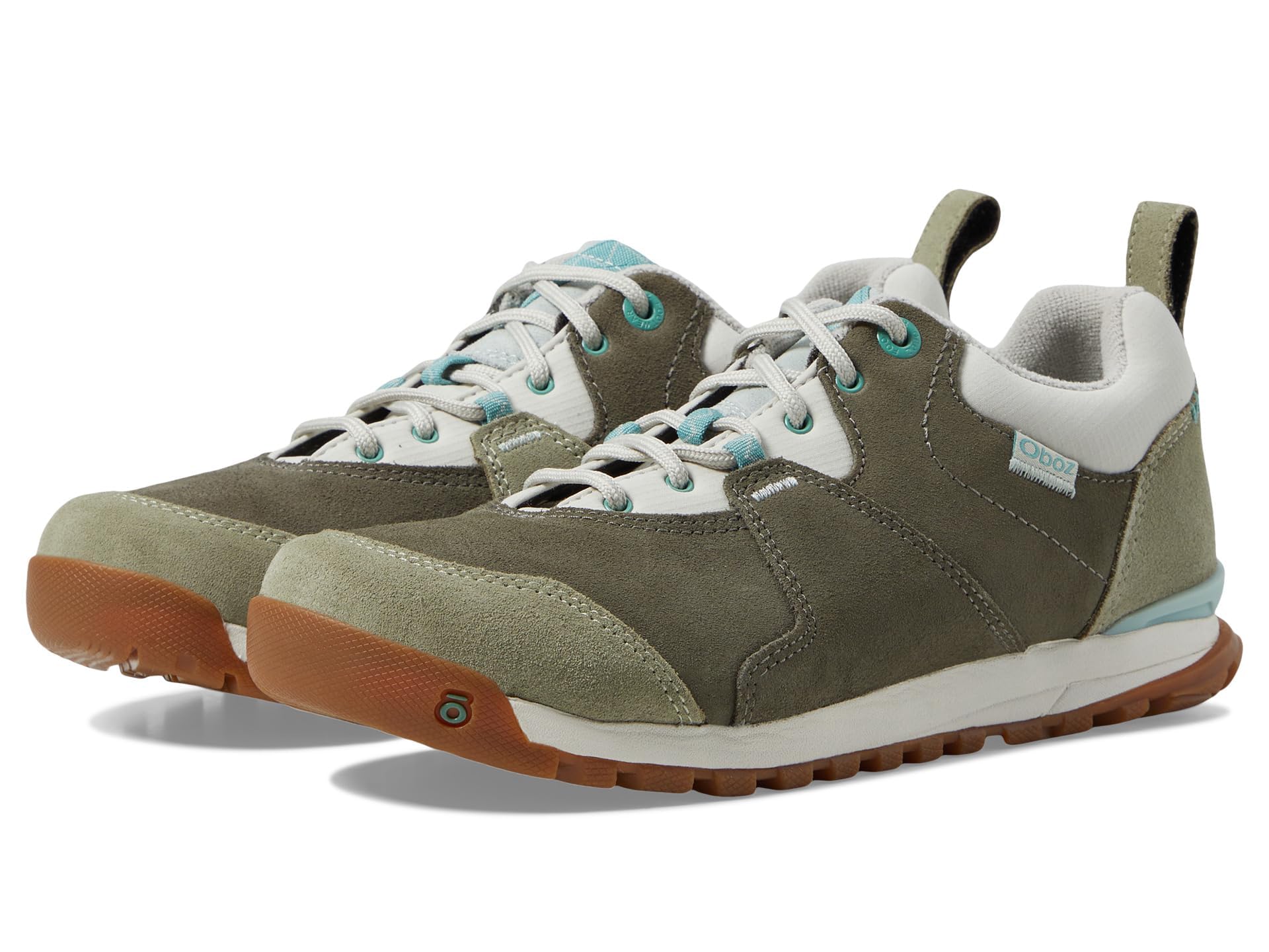 Oboz Women's Emma Low Hiking Shoe, Olive Branch, 9