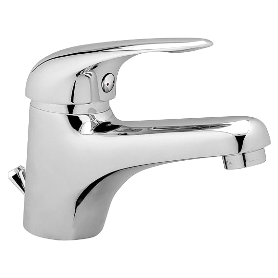 Wasserhahn Bad Einhebel Waschtisch Armatur Badezimmer Waschbecken Mischbatterie mit Ablaufgarnitur