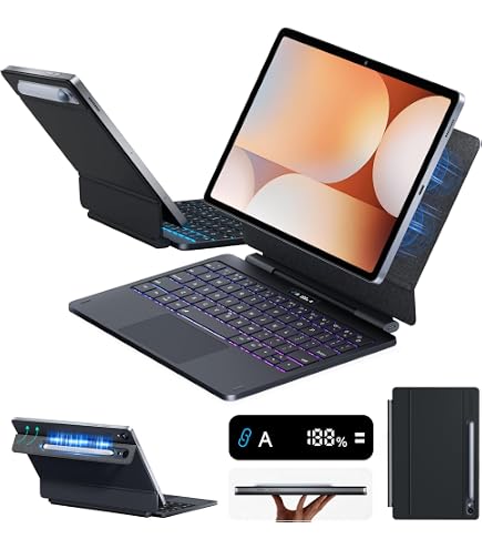 Amazon.com: Samsung Galaxy Book Cover Keyboard (with Trackpad) for