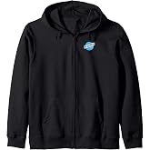 Blue Moon Round Logo Zip Hoodie