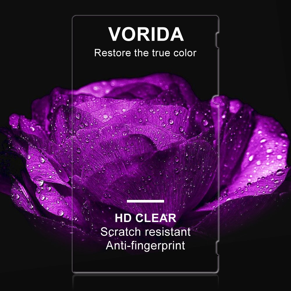 Vorida Case Compatible for Nintendo Switch, Carrying Travel Case Protective 8 Game Storage Slots & 9H Tempered Glass Screen Protector & Joy Con Grips Caps with Carrying Strap