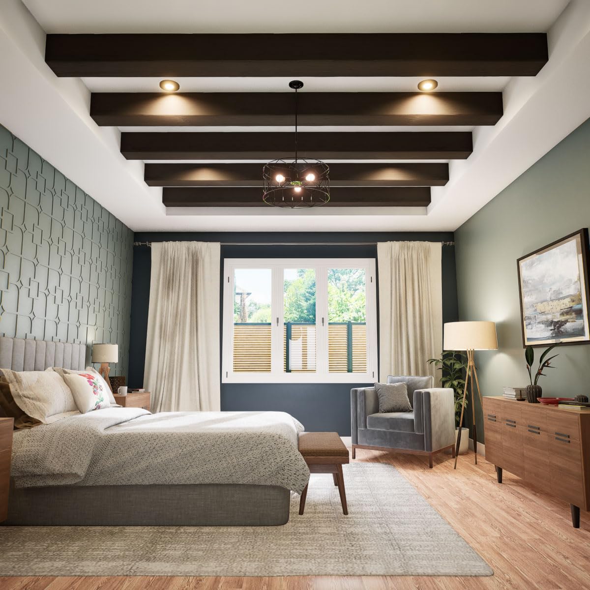 Ekena Millwork BMRS3C0060X060X096ZH 3-Sided