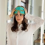 Drowsy Sleep Mask 100% Mulberry Silk Total Blackout Ultra-Soft Hydrating view 5