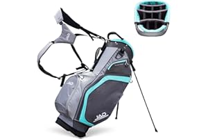 JUST AMAZING DEALS JAD Lightweight Womens Golf Bag, Golf Stand Bag for Women/Ladies, 14-Way Top Dividers, Ultra Lightweight, Large Pockets for Accessories, Durable Water Resistant